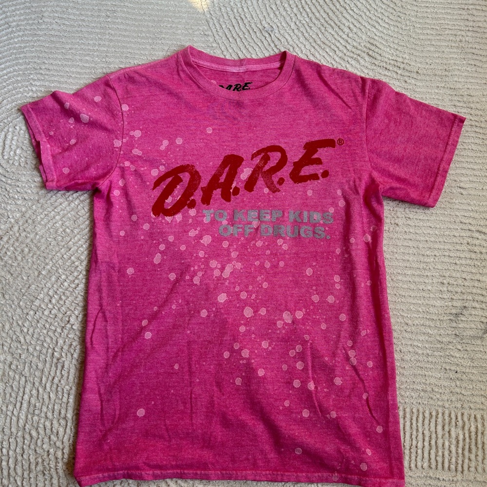 DARE Bright Pink Vintage 90s Inspired Women’s Tee